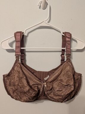 Anita Maternity Fleur Pink Floral Lace Underwire Nursing Bra Size 42H